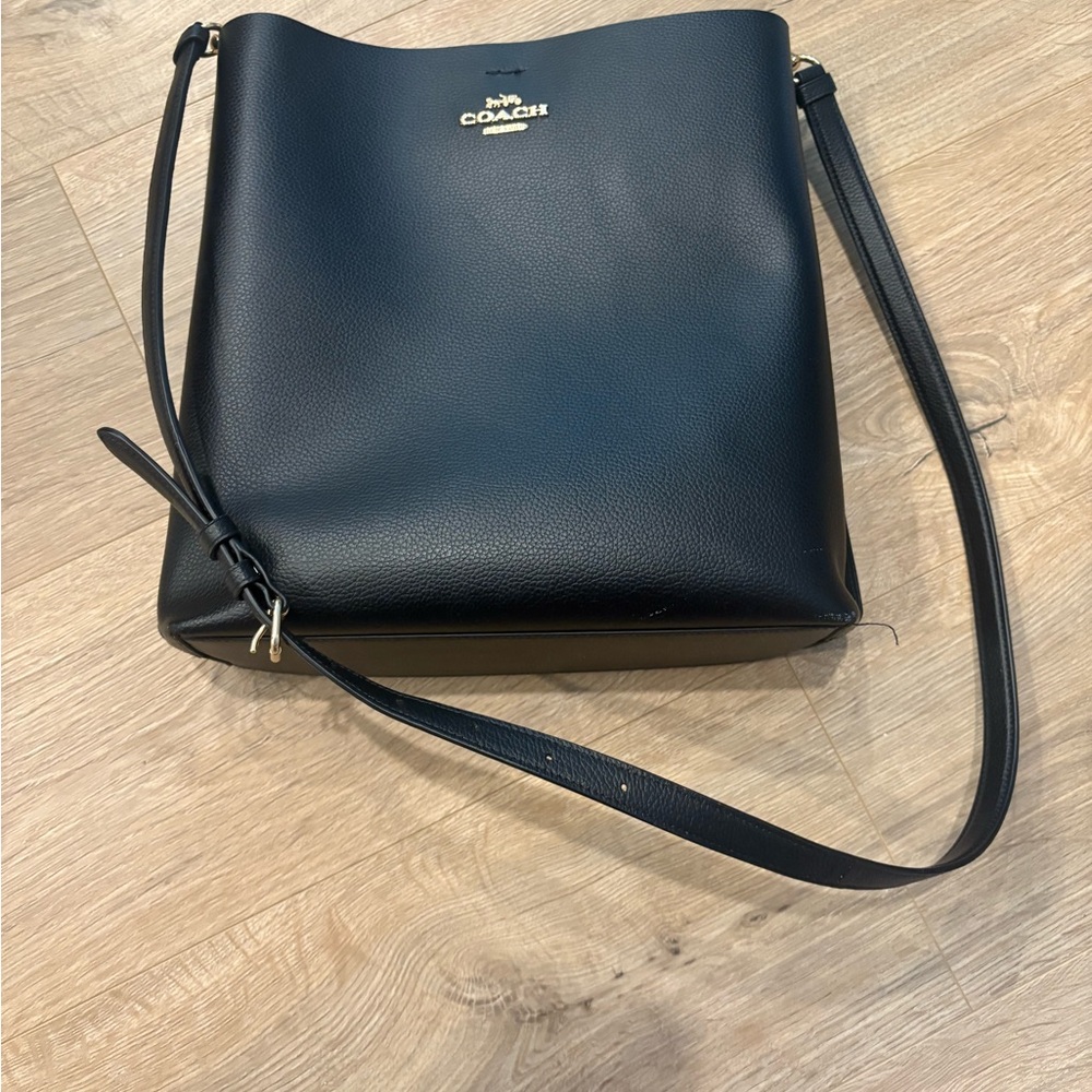 Coach Midnight Black Shoulder Bag